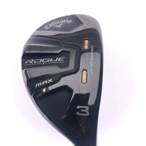 Used Callaway Rogue ST MAX 3 Hybrid / 18 Degrees / Stiff Flex