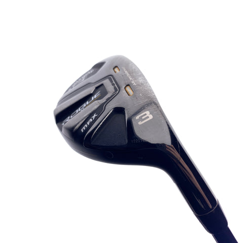 Used Callaway Rogue ST MAX 3 Hybrid / 18.0 Degrees / Regular Flex