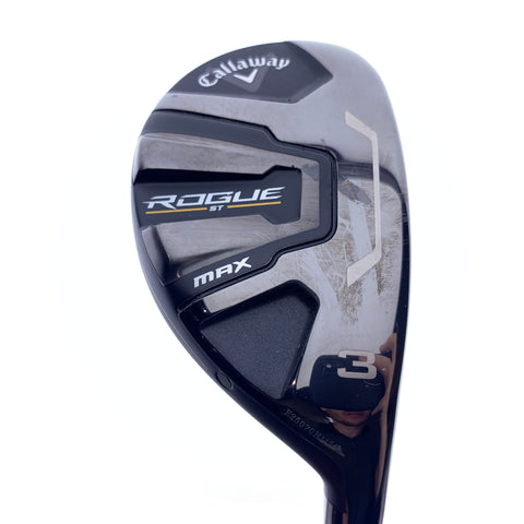 Used Callaway Rogue ST MAX 3 Hybrid / 18.0 Degrees / Regular Flex