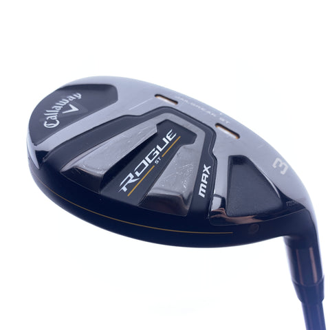 Used Callaway Rogue ST MAX 3 Hybrid / 18.0 Degrees / Stiff Flex
