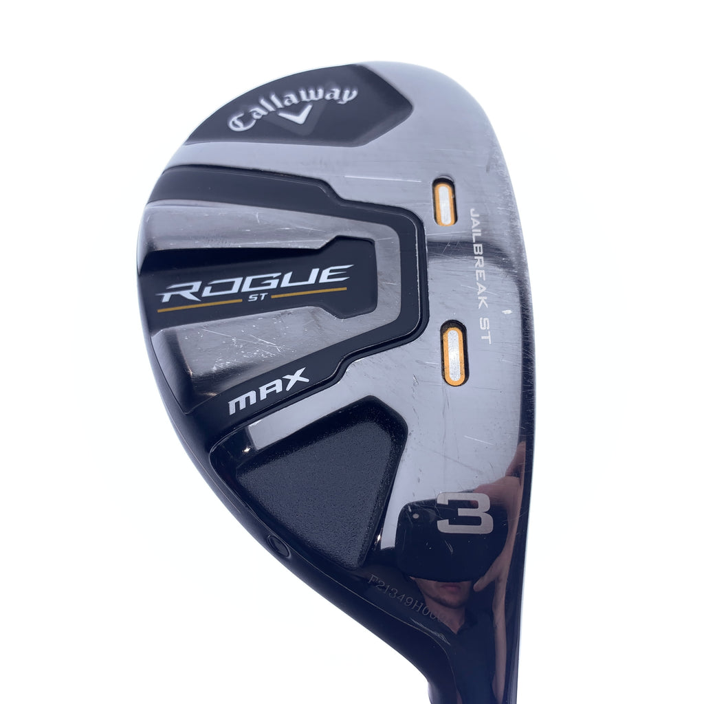 Used Callaway Rogue ST MAX 3 Hybrid / 18.0 Degrees / Stiff Flex