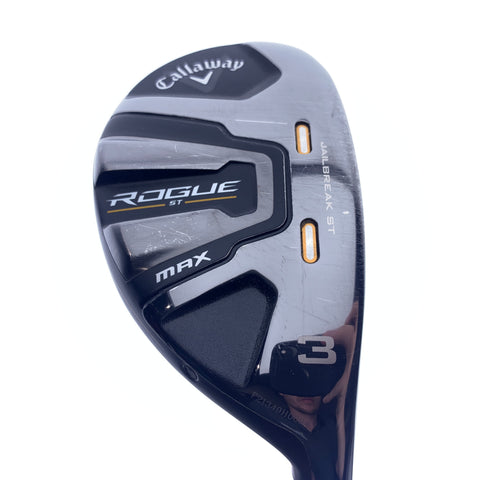 Used Callaway Rogue ST MAX 3 Hybrid / 18.0 Degrees / Stiff Flex