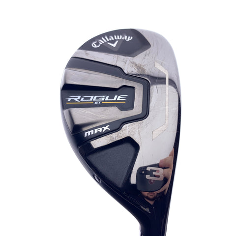 Used Callaway Rogue ST MAX 3 Hybrid / 18.0 Degrees / Stiff Flex