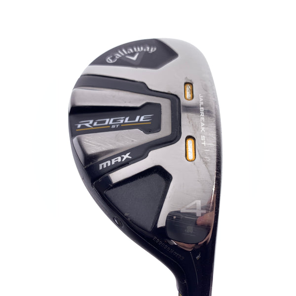 Used Callaway Rogue ST MAX 4 Hybrid / 20 Degrees / Regular Flex