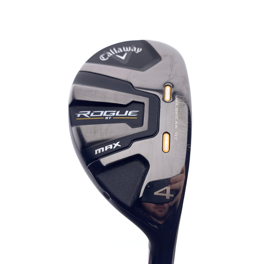 Used Callaway Rogue ST MAX 4 Hybrid / 20 Degrees / Regular Flex