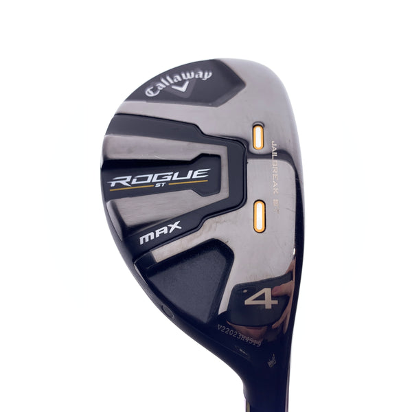 Used Callaway Rogue ST MAX 4 Hybrid / 22 Degrees / Regular Flex