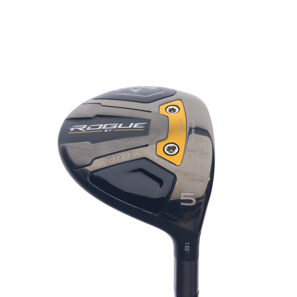 Used Callaway Rogue ST MAX 5 Fairway Wood / 18 Degrees / Regular Flex