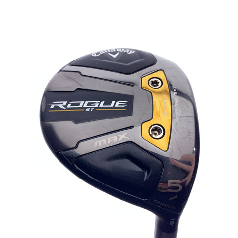 Used Callaway Rogue ST MAX 5 Fairway Wood / 18 Degrees / TX Flex