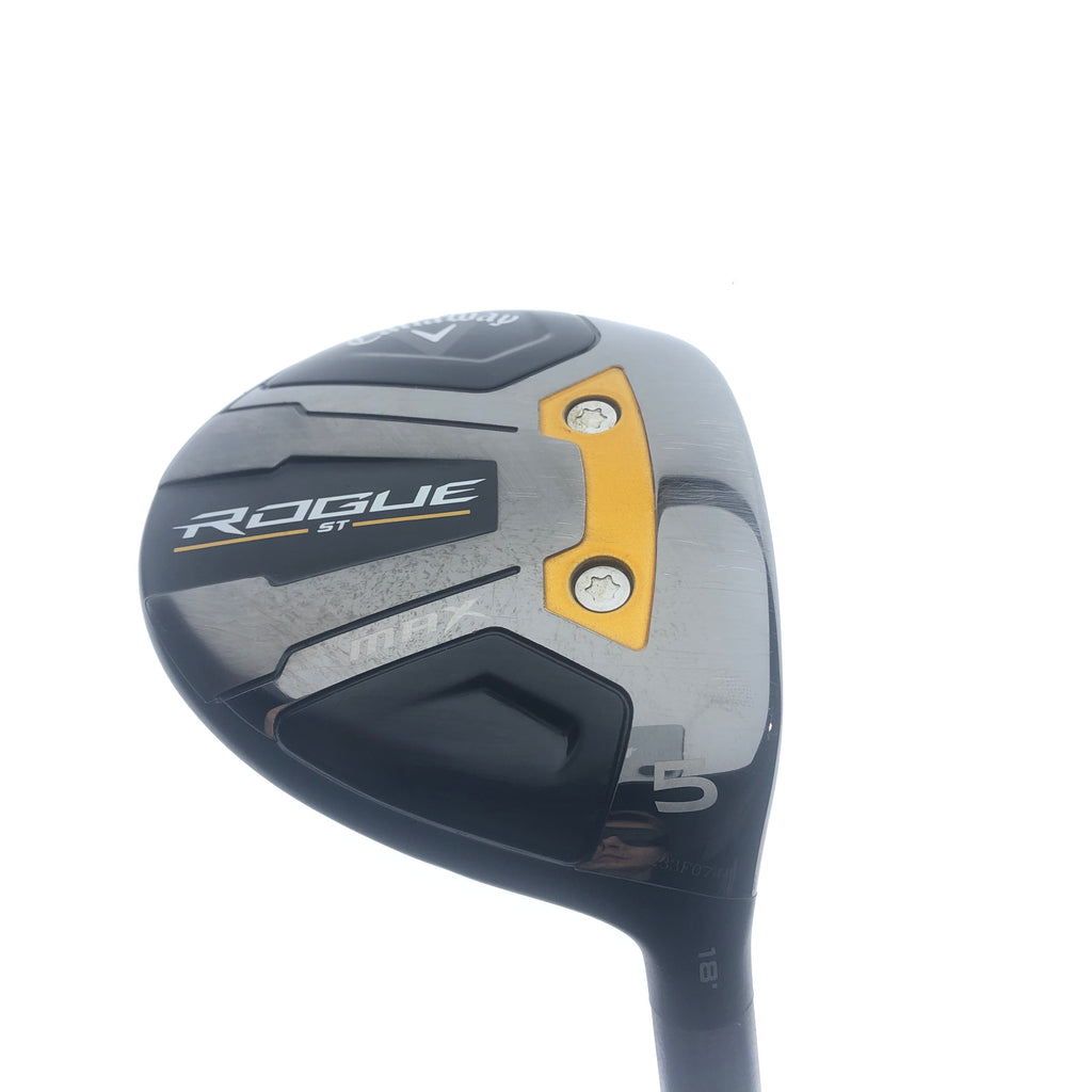 Used Callaway Rogue ST MAX 5 Fairway Wood / 18.0 Degrees / Regular Flex