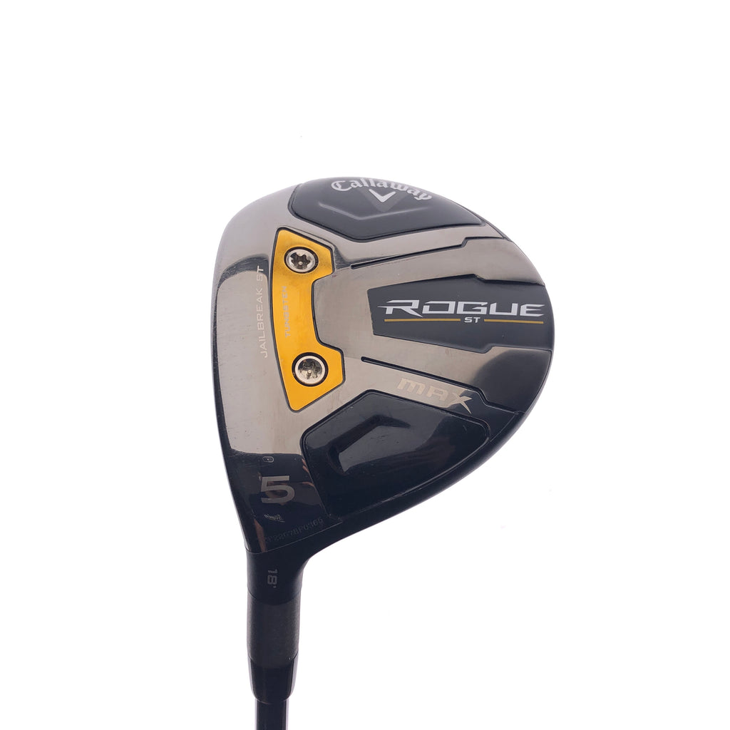 Used Callaway Rogue ST MAX 5 Wood / 18 Degrees / Regular Flex / Left-Handed