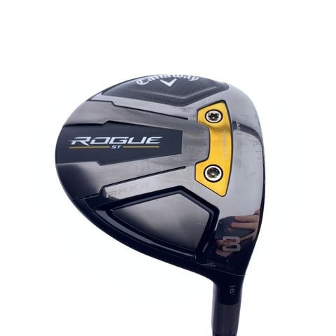 Used Callaway Rogue ST MAX D 3 Fairway Wood / 16.0 Degrees / Regular Flex