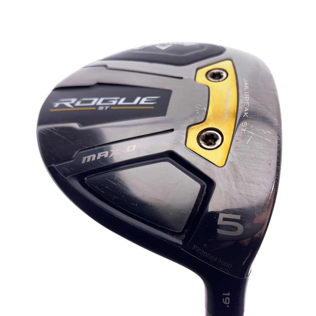 Used Callaway Rogue ST MAX D 5 Fairway Wood / 19 Degrees / Regular Flex