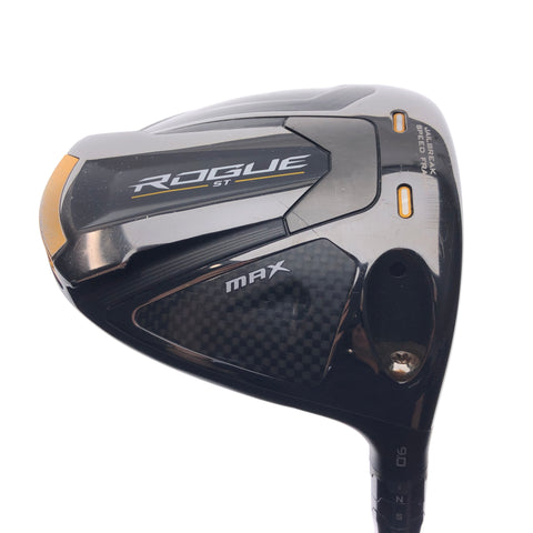 Used Callaway Rogue ST MAX Driver / 9.0 Degrees / Stiff Flex