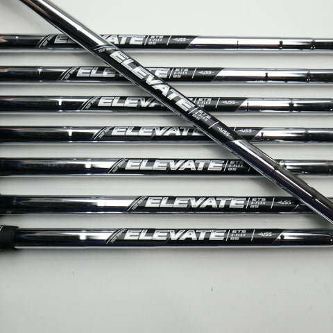 Used Callaway Rogue ST MAX Iron Set / 4 - SW / Stiff Flex