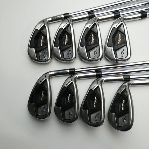 Used Callaway Rogue ST MAX Iron Set / 4 - SW / Stiff Flex