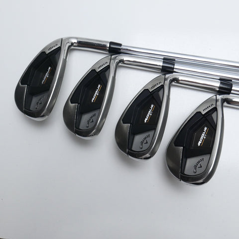 Used Callaway Rogue ST MAX Iron Set / 5 - PW + AW + GW / Regular Flex