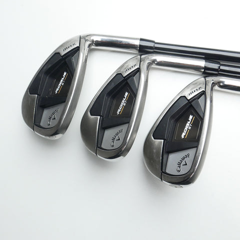 Used Callaway Rogue ST MAX Iron Set / 5 - PW + AW / Regular Flex