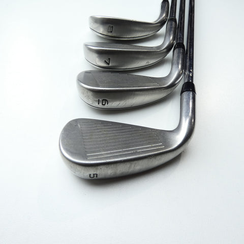 Used Callaway Rogue ST MAX Iron Set / 5 - PW + AW / Stiff Flex