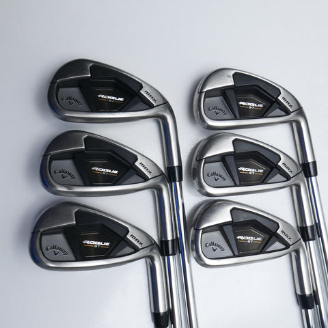 Used Callaway Rogue ST MAX Iron Set / 5 - PW / Regular Flex
