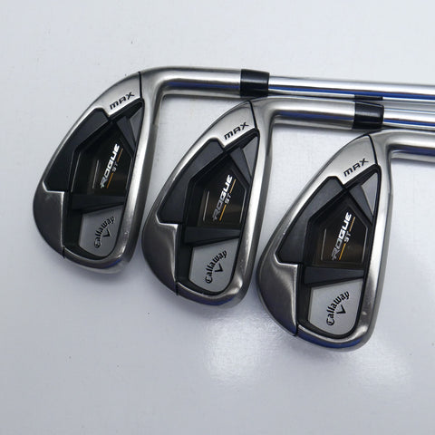 Used Callaway Rogue ST MAX Iron Set / 5 - PW / Regular Flex
