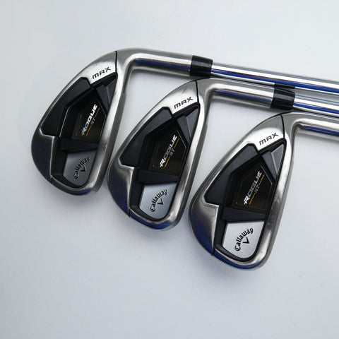 Used Callaway Rogue ST MAX Iron Set / 5 - PW / Regular Flex