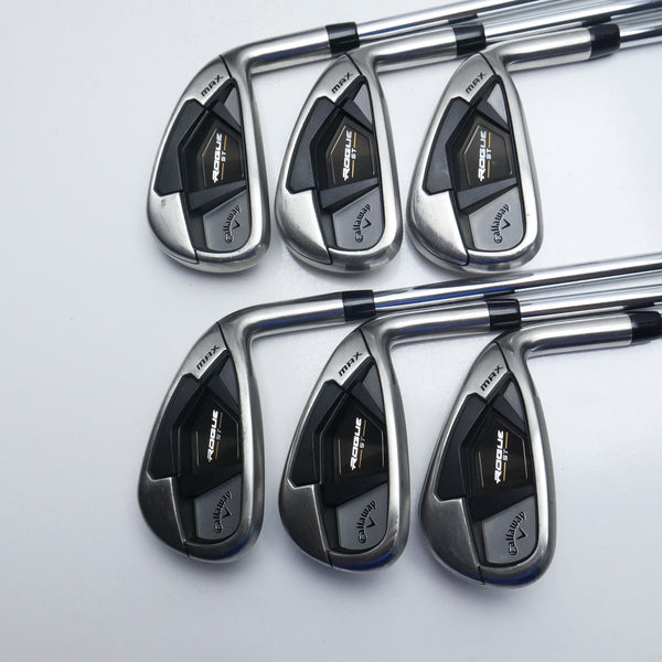 Used Callaway Rogue ST MAX Iron Set / 5 - PW / Regular Flex
