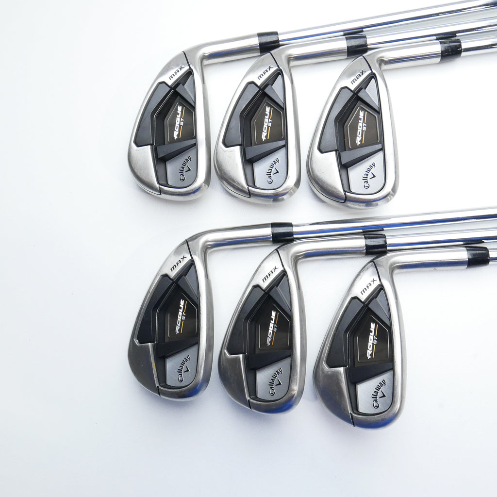 Used Callaway Rogue ST MAX Iron Set / 5 - PW / Regular Flex