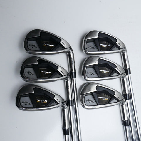 Used Callaway Rogue ST MAX Iron Set / 5 - PW / Stiff Flex
