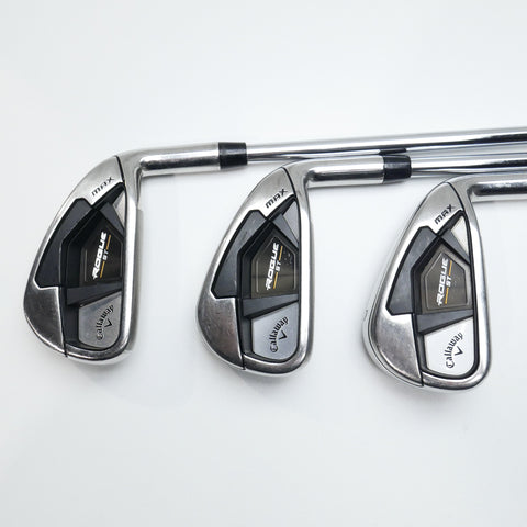 Used Callaway Rogue ST MAX Iron Set / 5 - PW / Stiff Flex