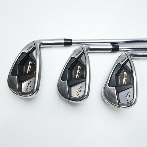 Used Callaway Rogue ST MAX Iron Set / 5 - PW / Stiff Flex