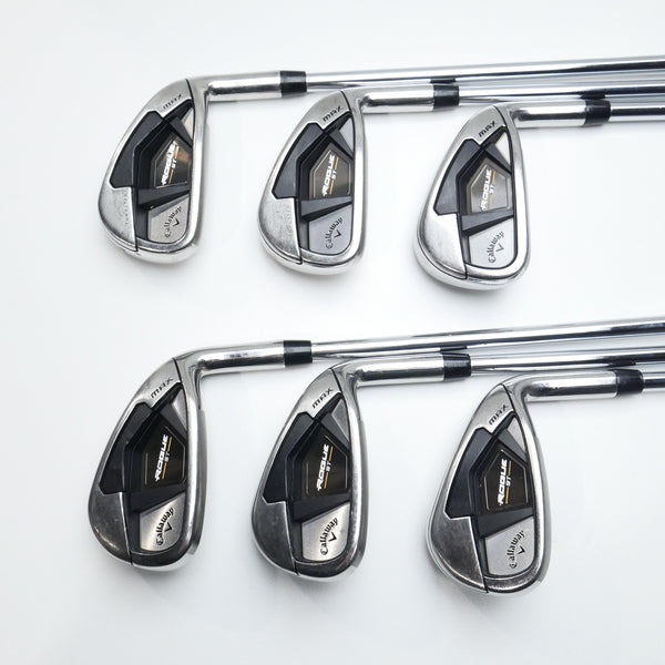 Used Callaway Rogue ST MAX Iron Set / 5 - PW / Stiff Flex
