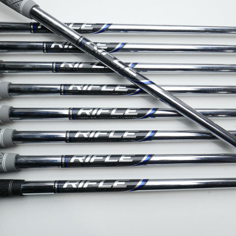 Used Callaway Rogue ST MAX Iron Set / 5 - SW + GW + AW / Stiff Flex