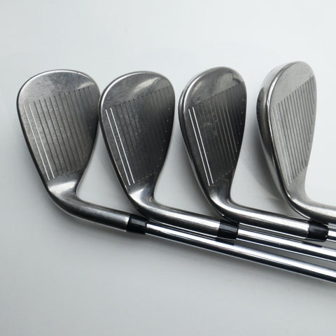 Used Callaway Rogue ST MAX Iron Set / 5 - SW + GW + AW / Stiff Flex