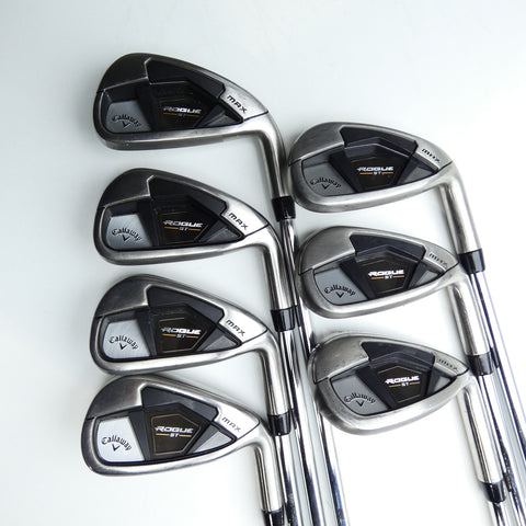 Used Callaway Rogue ST MAX Iron Set / 5 - SW / Regular Flex