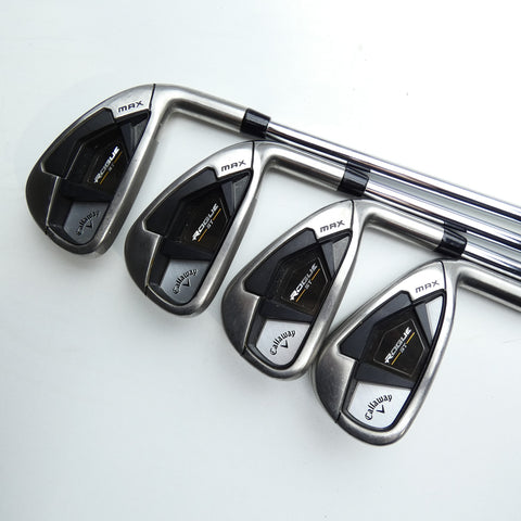 Used Callaway Rogue ST MAX Iron Set / 5 - SW / Regular Flex