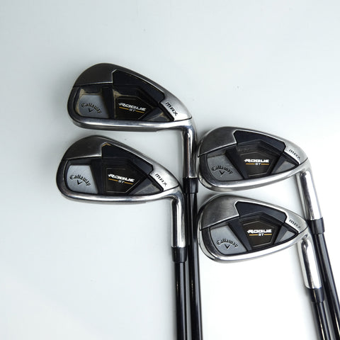 Used Callaway Rogue ST MAX Iron Set / 7 - PW / Regular Flex