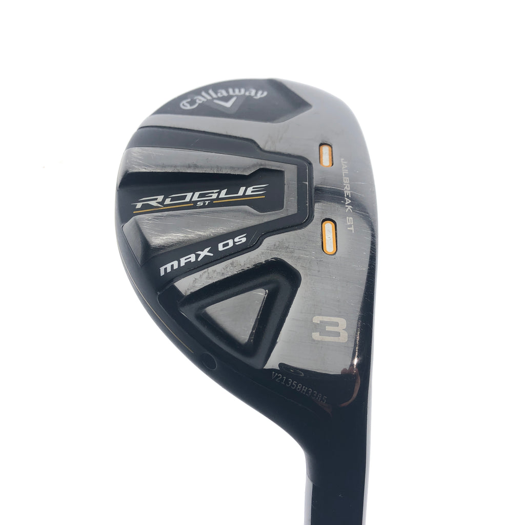 Used Callaway Rogue ST MAX OS 3 Hybrid / 19 Degrees / Stiff Flex