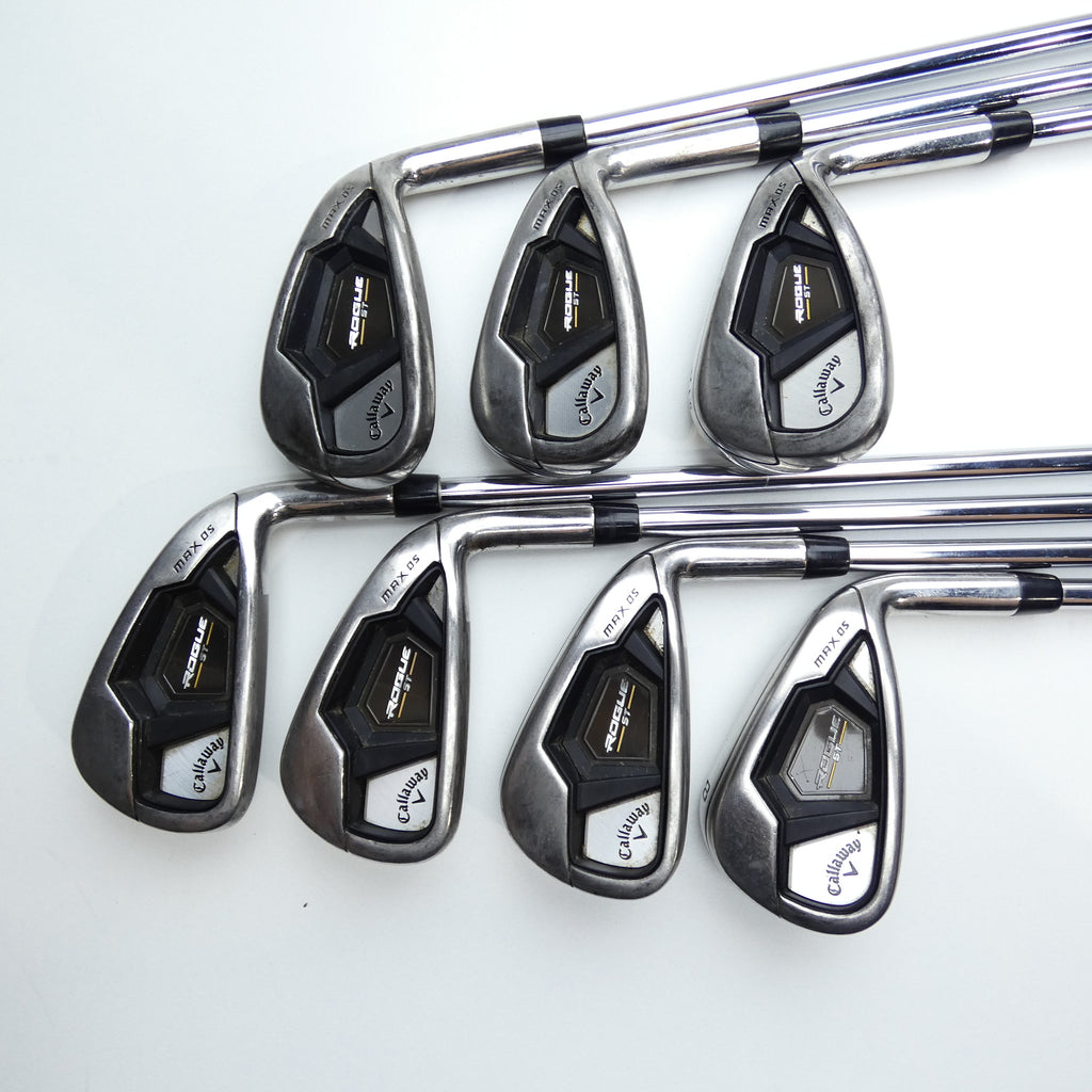 Used Callaway Rogue ST MAX OS Iron Set / 5 - PW + AW / Regular Flex