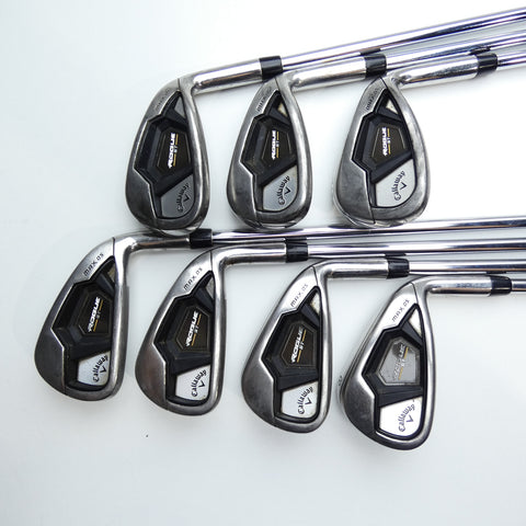 Used Callaway Rogue ST MAX OS Iron Set / 5 - PW + AW / Regular Flex