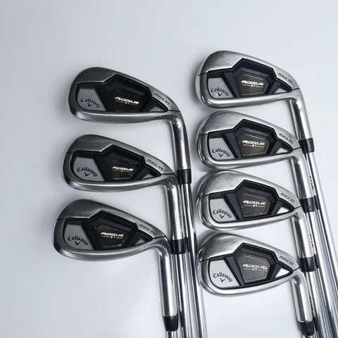 Used Callaway Rogue ST MAX OS Iron Set / 5 - PW + GW / Regular Flex
