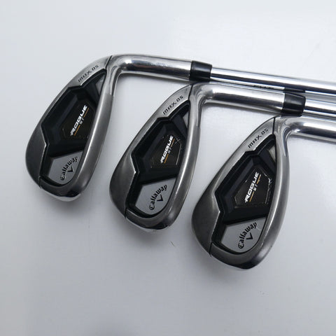 Used Callaway Rogue ST MAX OS Iron Set / 5 - PW + GW / Regular Flex