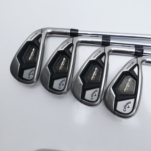 Used Callaway Rogue ST MAX OS Iron Set / 5 - PW + GW / Regular Flex
