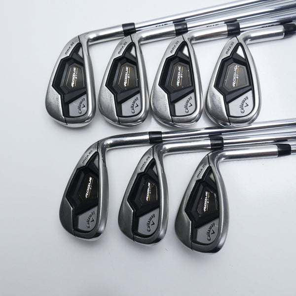 Used Callaway Rogue ST MAX OS Iron Set / 5 - PW + GW / Regular Flex