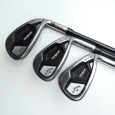 Used Callaway Rogue ST MAX OS Iron Set / 5 - PW / Regular Flex