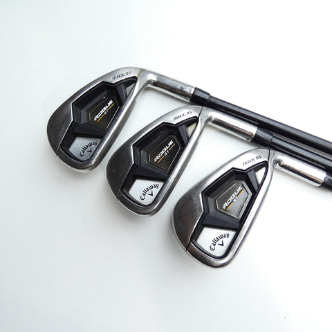 Used Callaway Rogue ST MAX OS Iron Set / 5 - PW / Regular Flex