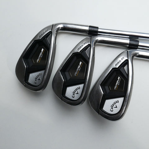 Used Callaway Rogue ST MAX OS Iron Set / 5 - SW / Regular Flex
