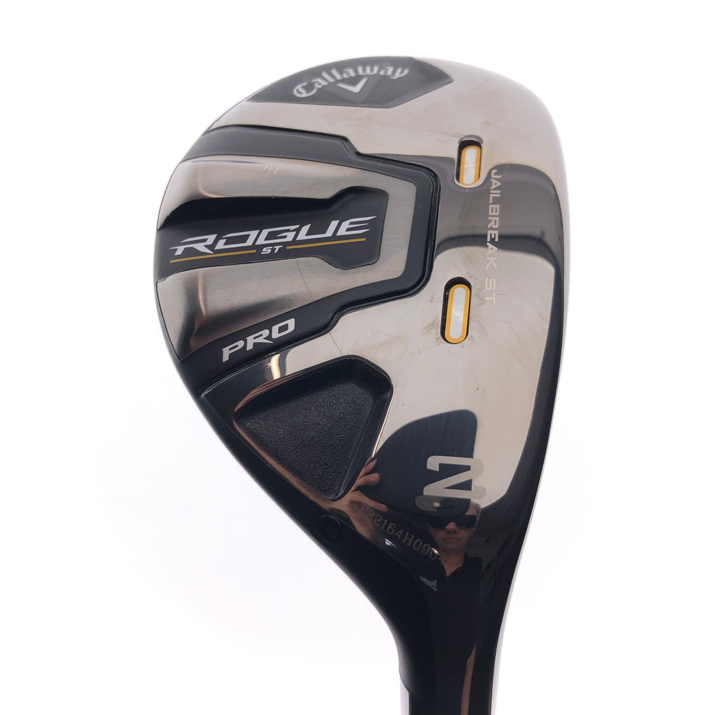 Used Callaway Rogue ST Pro 3 Hybrid / 18 Degrees / Stiff Flex