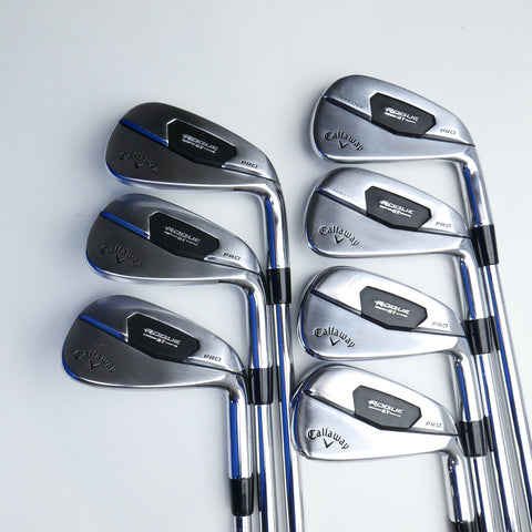 Used Callaway Rogue ST Pro Iron Set / 4 - PW / Regular Flex