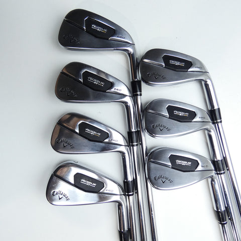 Used Callaway Rogue ST Pro Iron Set / 4 - PW / Regular Flex