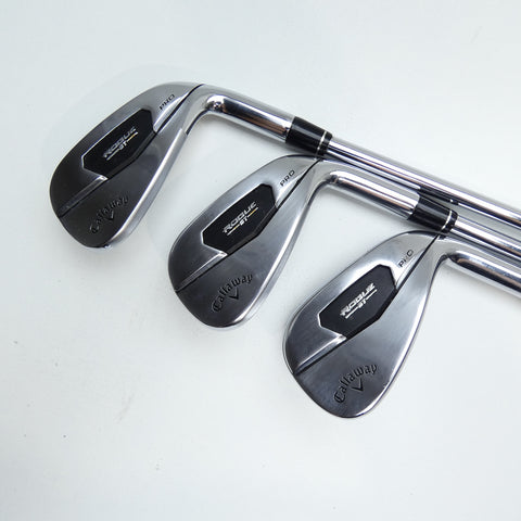 Used Callaway Rogue ST Pro Iron Set / 4 - PW / Regular Flex